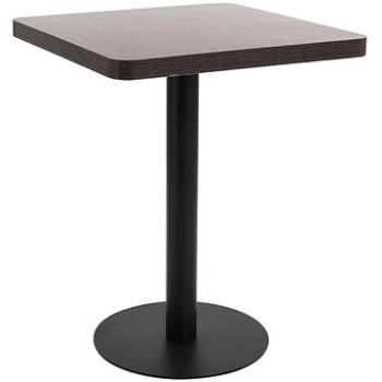 Bistro stolek tmavě hnědý 60x60 cm MDF (286431)