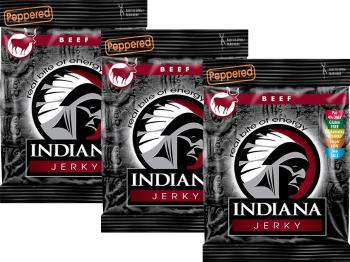 Indiana Jerky Hovězí Peppered 3 x 25 g