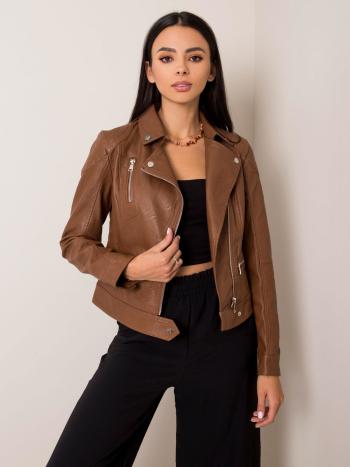 DÁMSKÁ HNĚDÁ BUNDA NM-DE-KR-HG-2888.11-BROWN Velikost: S