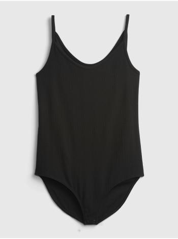 Černé dámské tílko vé body rib bodysuit GAP