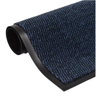Protiprachová obdélníková rohožka všívaná 90x150cm modrá