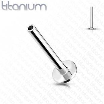 Šperky4U PUSH IN tyčka k labretě TITAN, tl. 1.2mm - TIT1130-1212