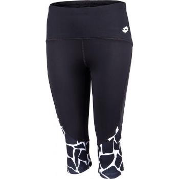 Lotto VABENE W III LEGGING MID PRT 1 PL Dámské sportovní legíny, černá, velikost XL