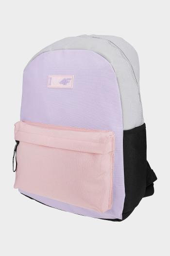 Dětský batoh 4F fialová barva, velký, hladký