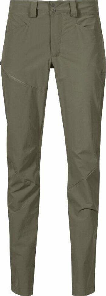 Bergans Vandre Light Softshell Women Green Mud 42 Outdoorové kalhoty