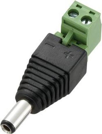 Nízkonapěťový konektor TRU COMPONENTS 716315, 12 V/DC, 5 A, zástrčka, rovná, DC-11M, 5.5 mm, 2.5 mm, 1 ks