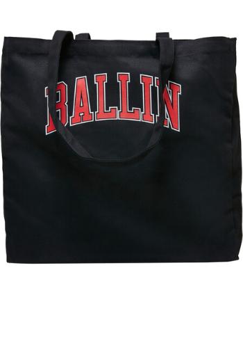 Mr. Tee Ballin Oversize Canvas Tote Bag black - UNI