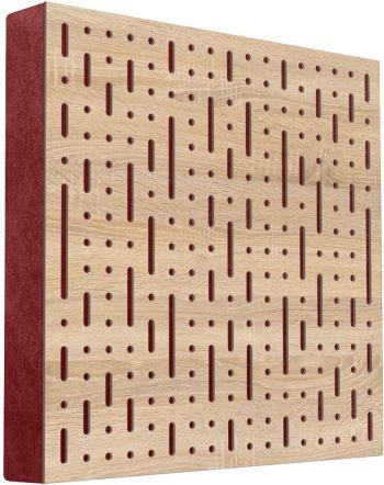 Mega Acoustic FiberPRO60 Binary Bean Sonoma Oak/Dark Red Absorpční dřevěný panel