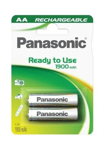 Baterie nabíjecí Panasonic Evolta AA, HR6, 1900mAh, Ni-MH, blistr 2ks