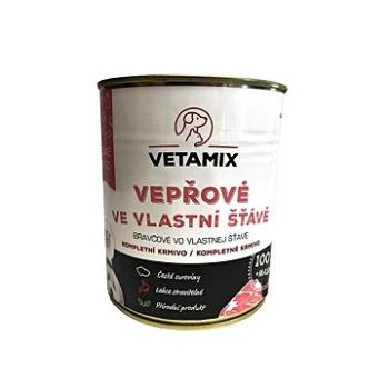 Vetamix Vepřové ve vlastní šťávě 6 × 800g (9112140005652)