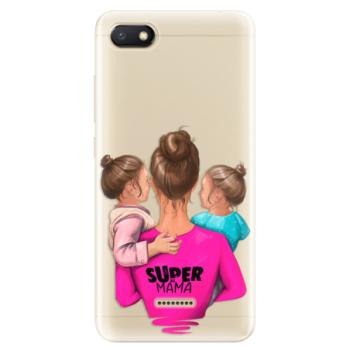 Odolné silikonové pouzdro iSaprio - Super Mama - Two Girls - Xiaomi Redmi 6A