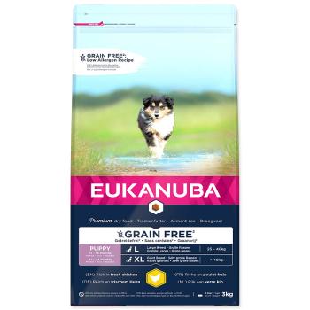 EUKANUBA Puppy & Junior Large & Giant Breed Grain Free Chicken 3 kg
