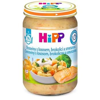 HiPP Těstoviny s lososem, brokolicí a smetanou 6× 250 g (9062300431114)