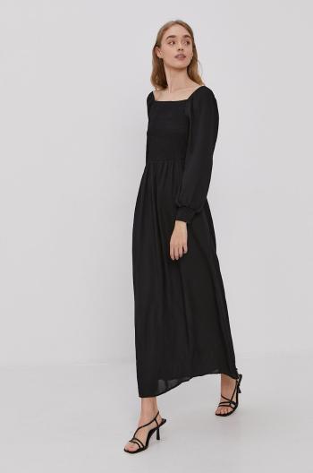 Šaty Jacqueline de Yong černá barva, maxi, áčkové