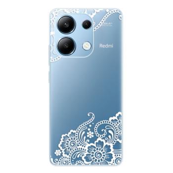 Odolné silikonové pouzdro iSaprio - White Lace 02 - Xiaomi Redmi Note 13