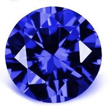 Šperky4U CZ Kubický zirkon - Dark Blue, pr. 2.50 mm - CZ0250-008