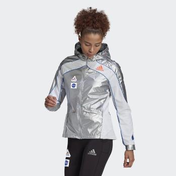 Dámská bunda Adidas Woman Marathon Space Race Jacket Silver - XL