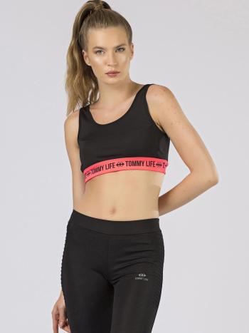 TOMMY LIFE ČERNÁ SPORTOVNÍ PODPRSENKA 298-TP-TL-97104.52-BLACK Velikost: S