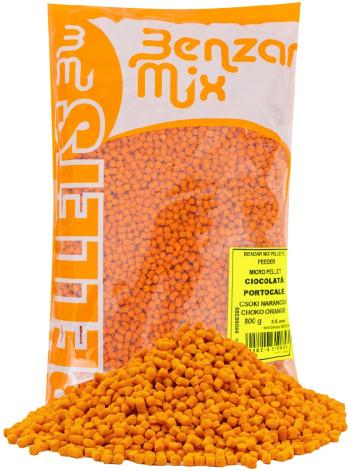 Benzar mix mikro pelety feeder 800 g 1,5 mm - čokoláda pomeranč