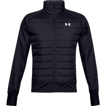 Under Armour RUN INSULATE HYBRID JACKET Pánská hybridní bunda, černá, velikost S