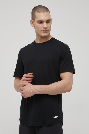 Tréninkové tričko Reebok Ac+ Dreamblend H44123 černá barva, hladký