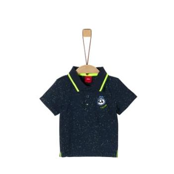 s. Olive r Poloshirt navy melange