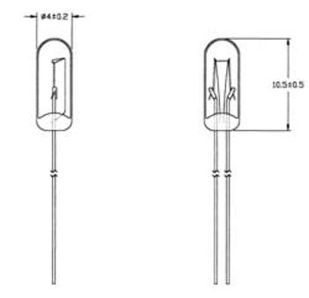 21616500 speciální žárovka čirá T1 1/4 WT 16 V 50 mA