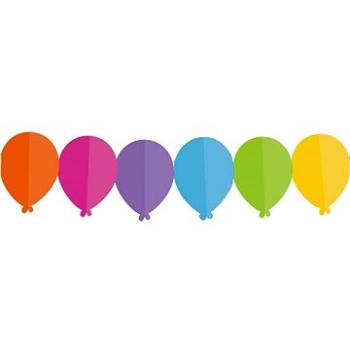 Girlanda párty - narozeniny - balónky - 360 x 13,5 x 18 cm (5901238629269)