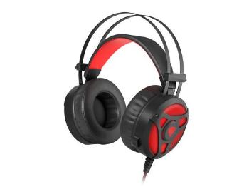 GENESIS Gaming headset NEON 360 Stereo Backlight Vibration black-red