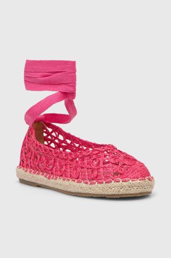 Espadrilky Answear Lab růžová barva