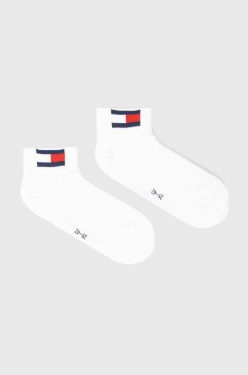 Ponožky Tommy Jeans 2-pack bílá barva, 701228223