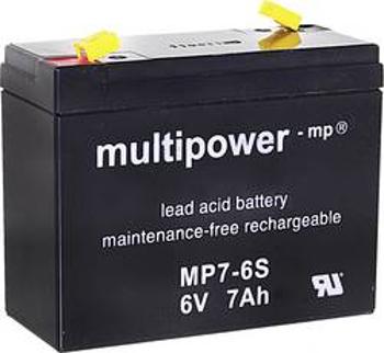 Olověný akumulátor multipower MP7-6S 300402, 7 Ah, 6 V