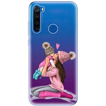 iSaprio Kissing Mom - Brunette and Girl pro Xiaomi Redmi Note 8T (kmbrugirl-TPU3-N8T)