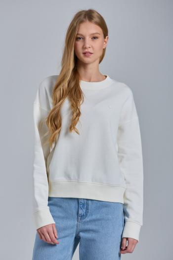 MIKINA GANT D1. ICON G ESSENTIAL C-NECK SWEAT bílá L