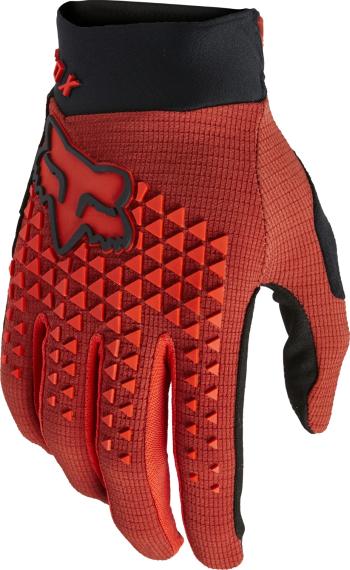 FOX Youth Defend Glove - red clear 5