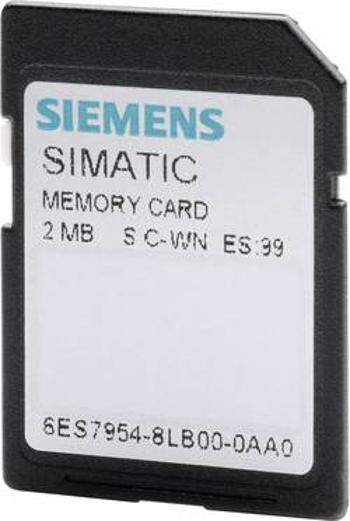 Paměťové PLC úložiště Siemens SIMATIC S7 Memory Card (6ES7954-8LC02-0AA0)