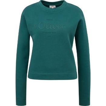 s.Oliver RL SWEATSHIRT CREW Mikina, tmavě zelená, velikost