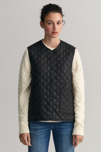 VESTA GANT QUILTED VEST černá S