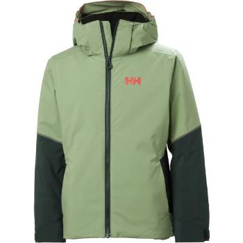 Helly Hansen JR JEWEL JACKET Dívčí lyžařská bunda, zelená, velikost 8