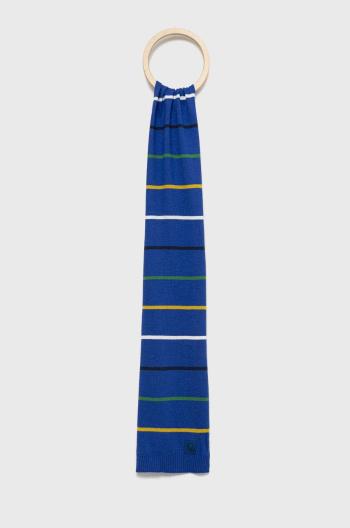 Dětský šátek z vlněné směsi United Colors of Benetton vzorovaný