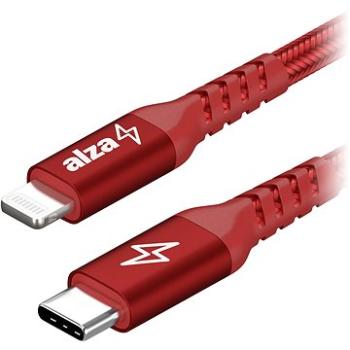 AlzaPower Alucore USB-C to Lightning MFi 1m červený (APW-CBMFI9401R)