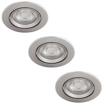 Philips - SADA 3x LED Stmívatelné podhledové svítidlo 3xLED/5W/230V 2700K (118907)