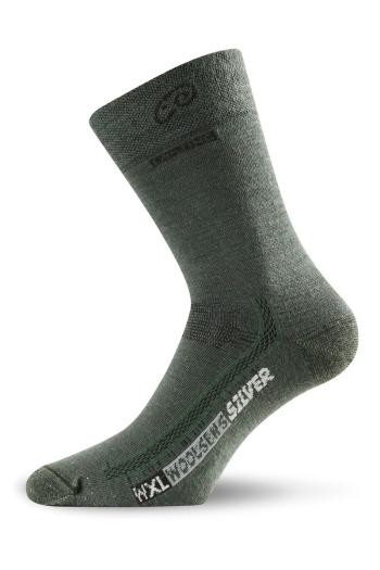 Lasting WXL 620 zelená merino ponožky Velikost: (42-45) L ponožky