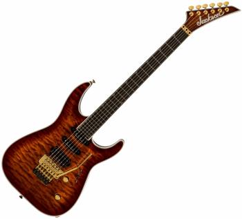 Jackson Pro Plus Series Soloist SLA3Q EB Amber Tiger Eye Elektrická kytara