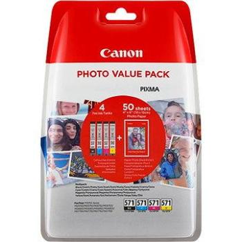 Canon XL CLI-571 C/M/Y/BK PHOTO VALUE Multi pack  (0332C005)