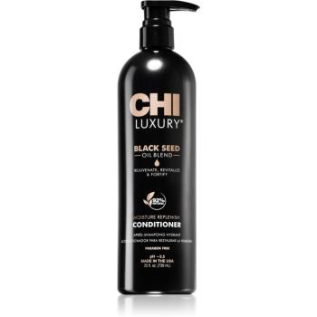 CHI Luxury Black Seed Oil hydratační kondicionér pro snadné rozčesání vlasů 739 ml
