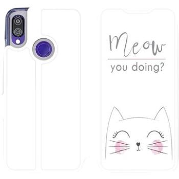 Flipové pouzdro na mobil Xiaomi Redmi Note 7 - M098P Meow you doing? (5903226829187)
