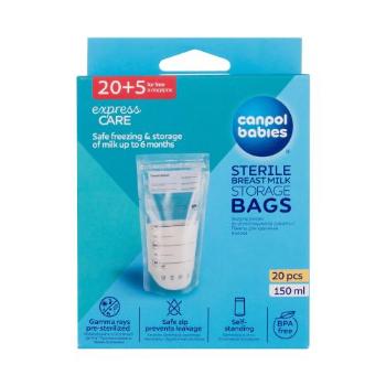 Canpol babies Express Care Sterile Breast Milk Storage Bags nádobí 20 x 150 ml sáček na mléko pro ženy