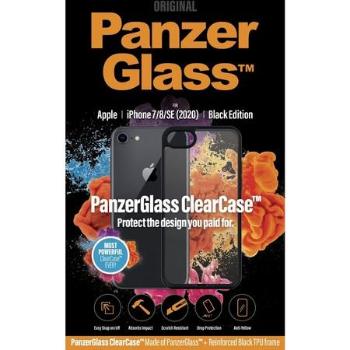 PanzerGlass ClearCase iPhone 7/8/SE (2020) Black Edition