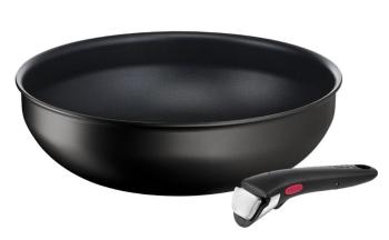 Tefal 2dílná sada pánev wok 26cm + 1 odnímatelná rukojeť Ingenio Eco Resist L3979302